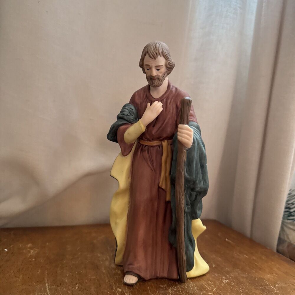 Joseph‎ With Staff 8" Replacement Part Costco Kirkland Nativity Figure 75177